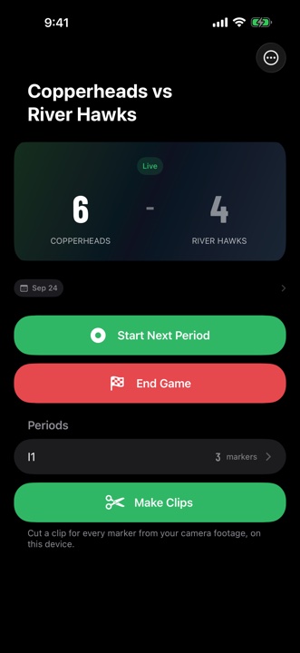 Live baseball scoreboard that family can follow from any browser